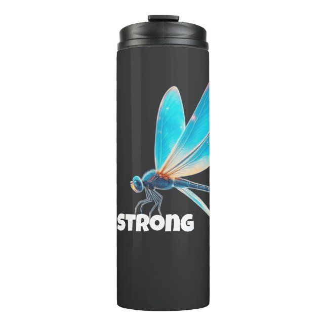 Garrafa Térmica Camisa Neon Dragonfly – Transforma a Natureza Esté (Frente)