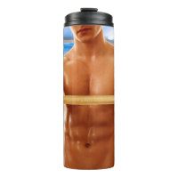 Camisa SlipperyJoe's homem musculoso sem camisa ab