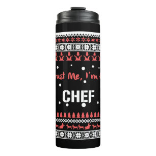 Garrafa Térmica Camisas de Natal de Chef