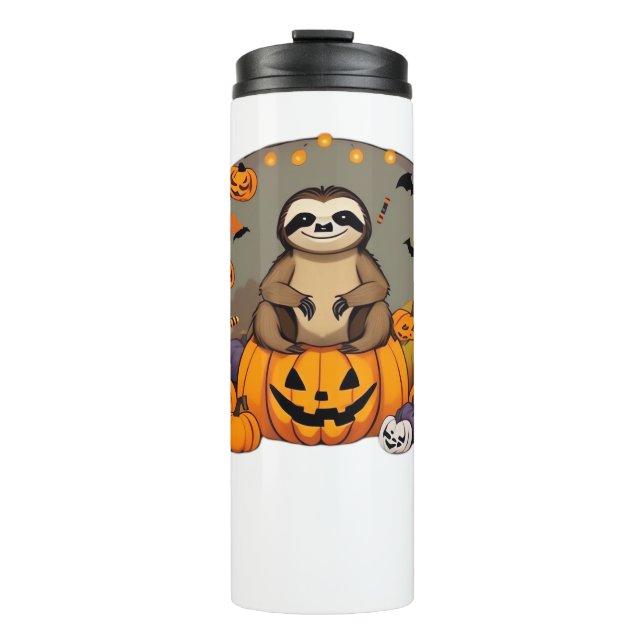 Garrafa Térmica Camiseta Clássica Sloth-o-ween (Frente)