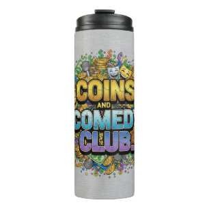 Garrafa Térmica Camiseta Coins and Comedy Club