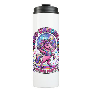 Garrafa Térmica Camiseta Comercial do Unicorn Disco Unicorn Club G