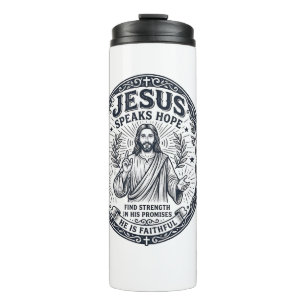 Garrafa Térmica Camiseta de Inclusão da Comunidade Surda ASL Jesus