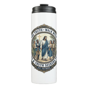Garrafa Térmica Camiseta de Teologia Nerd de Apologética de Jesus