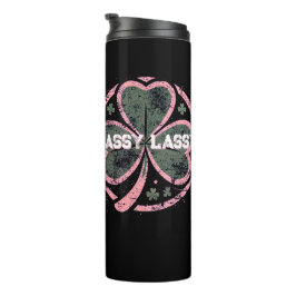 Garrafa Térmica Camiseta Tinta Rosa Sassy Lassy Grunge
