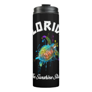 Garrafa Térmica Camisola Flórida, Camisa de Surf de Crewneck na Fl