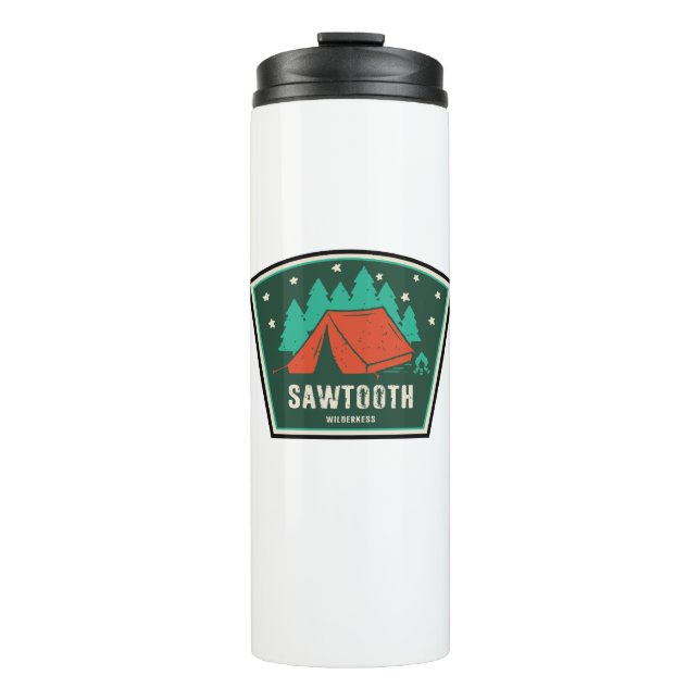 Garrafa Térmica Campanha de Idaho Selvagem Sawtooth (Frente)