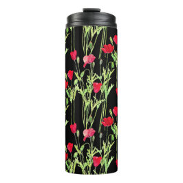 Garrafa Térmica Campanha de verão, flores silvestres