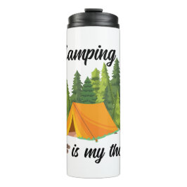 Garrafa Térmica Camping é minha terapia fofa