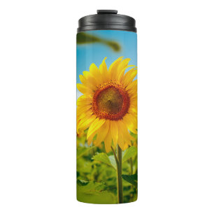 Garrafa Térmica Campo atrativo com clo amarelo-sol brilhante