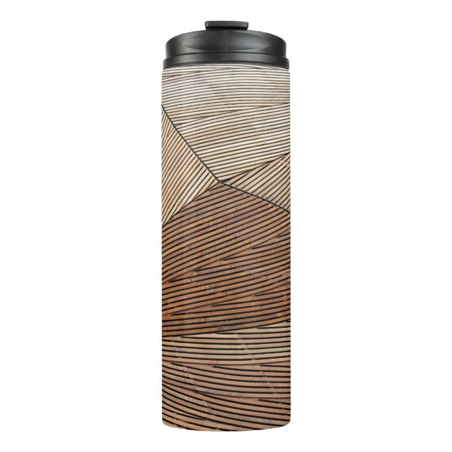 Garrafa Térmica Campo castanho (Frente)