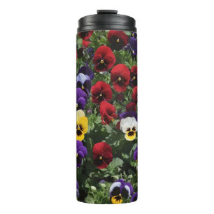 Garrafa Térmica Campo De Pansy Com Três Colores,