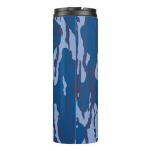 Garrafa Térmica Camuflagem Azul de Padrão Militar Camo