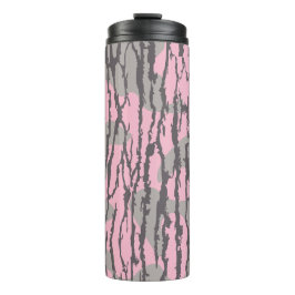 Garrafa Térmica Camuflagem Bottom Lands Rosa para Mulheres e Menin