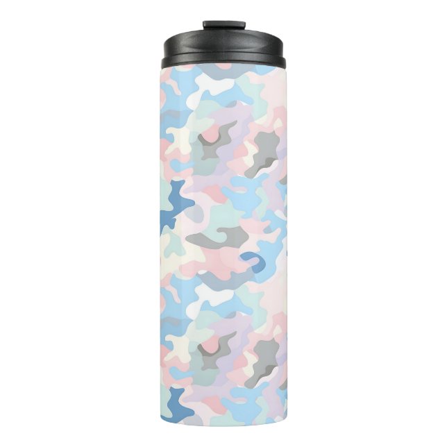 Garrafa Térmica Camuflagem de Pastel Leve (Frente)