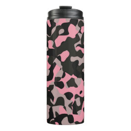 Garrafa Térmica Camuflagem Rosa 