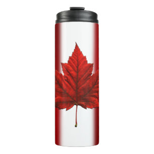 Garrafa Térmica Canadá Flag Souvenir Tumbler Caneca de viagem