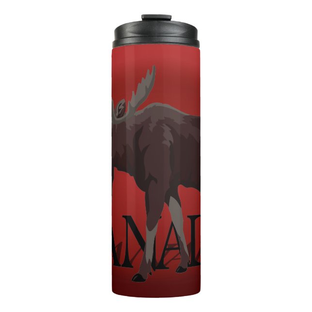 Garrafa Térmica Canada Moose Tumbler Canada Souvenir Tumbler (Frente)