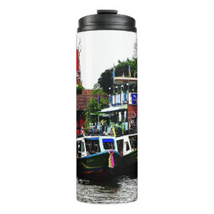 Garrafa Térmica Canal Em Bangkok, Tailândia