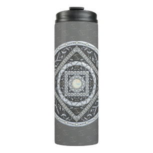 Garrafa Térmica Cancer Mandala Tumbler Térmico