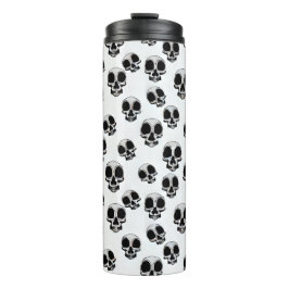 Garrafa Térmica Câncer térmico de padrão preto e branco