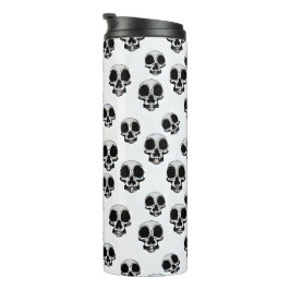 Garrafa Térmica Câncer térmico de padrão preto e branco