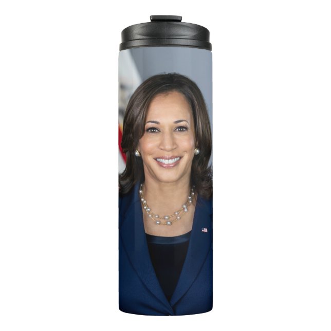 Garrafa Térmica Candidato Kamala Harris EUA 2024 (Frente)