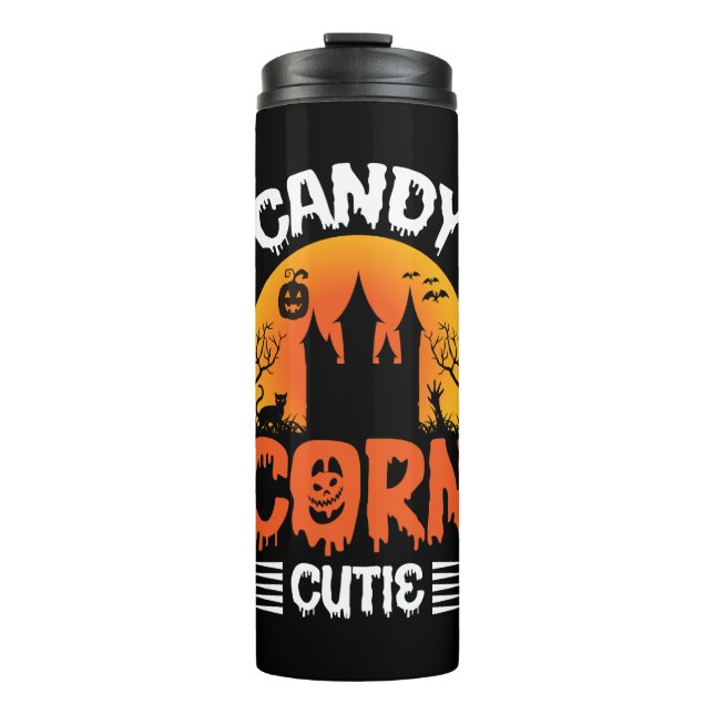 Garrafa Térmica Candy Corn Cutie Halloween (Frente)