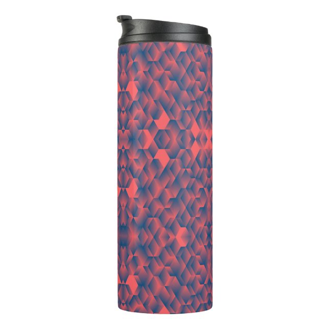 Garrafa Térmica Caneca alta para viagem com tampa preta (Rotação à direita)