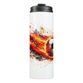 Garrafa Térmica Caneca de café com gráfico de movimento de futebol