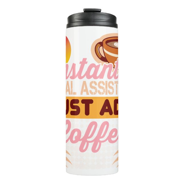 Garrafa Térmica Caneca de Café para Assistente Jurídico Presente D (Frente)