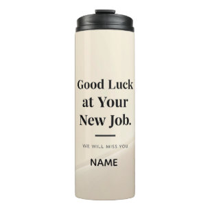Garrafa Térmica Caneca de Despedida Personalizada para Colega de T