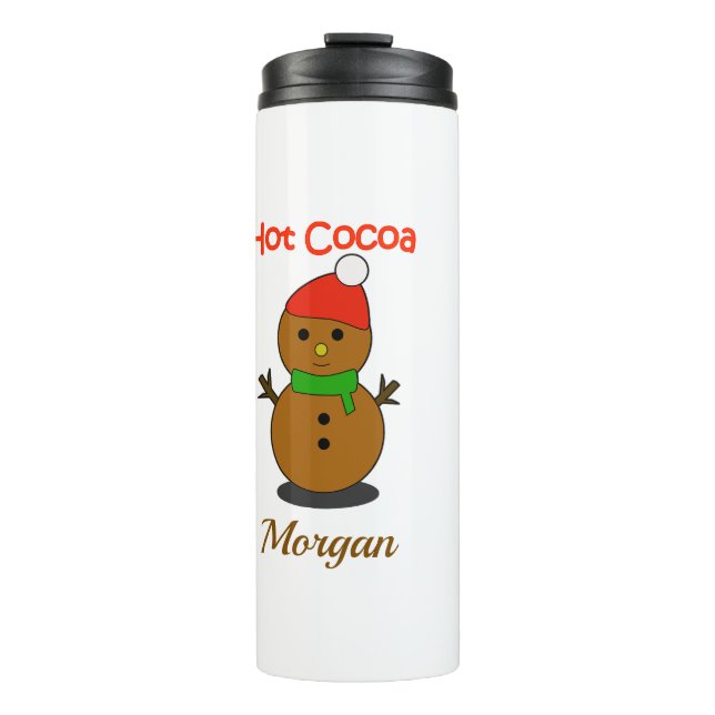 Garrafa Térmica Caneca de Natal Aconchegante – Presente de Chocola (Frente)