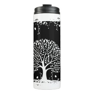 Garrafa Térmica Caneca de Viagem com Efeito de respingo da Árvore