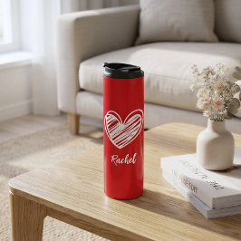 Garrafa Térmica Caneca de Viagem Contemporânea Personalizada com C