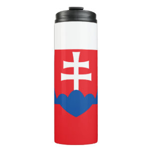 Garrafa Térmica Caneca de viagem da Eslováquia, Patriótica Bandeir