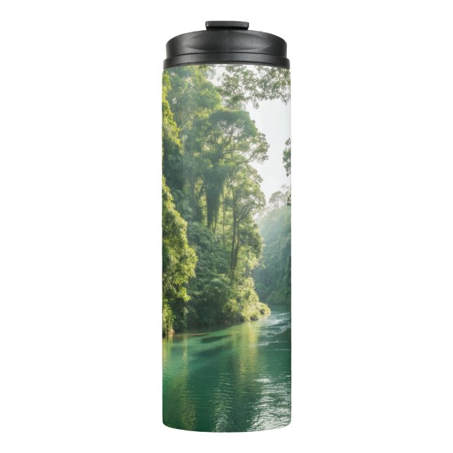 Garrafa Térmica Caneca de Viagem de Aço Inox Tropical River (Frente)