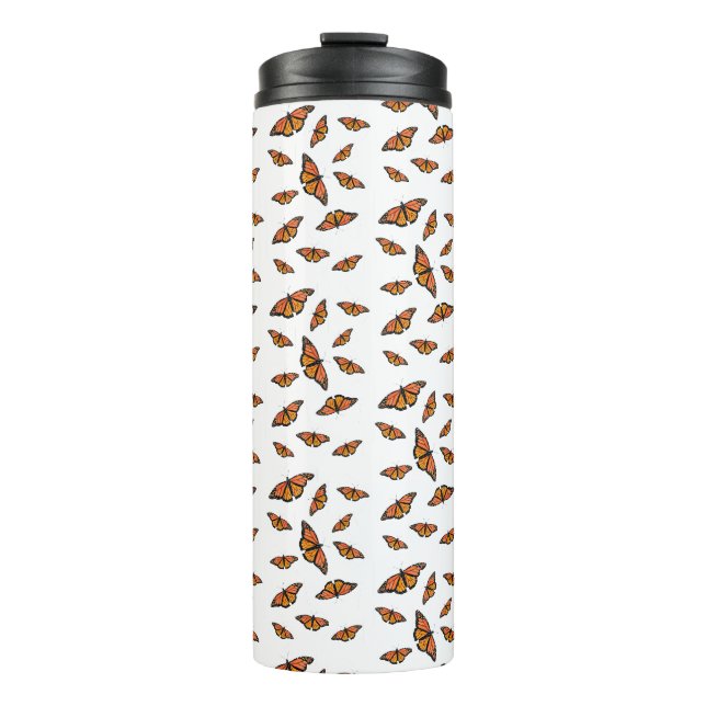 Garrafa Térmica Caneca de viagem de borboleta Monarca (Frente)