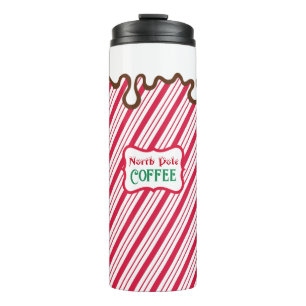 Garrafa Térmica Caneca de Viagem de Café de Natal do Polo Norte