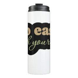 Garrafa Térmica Caneca de viagem de cotação motivacional -