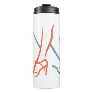 Garrafa Térmica Caneca de viagem de dança do salão