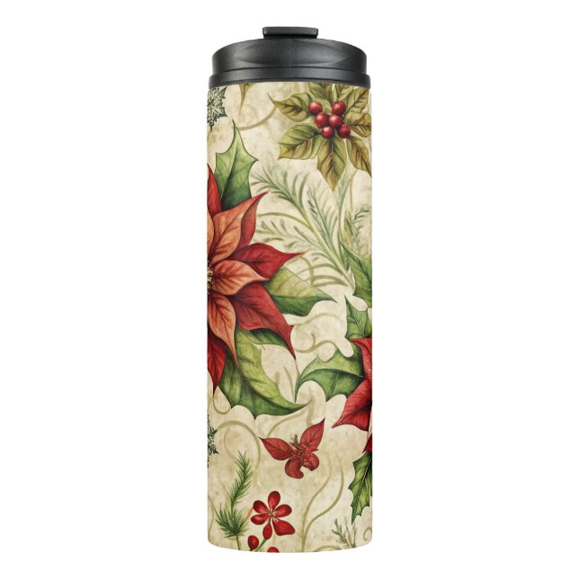 Garrafa Térmica Caneca de viagem de Natal Elegante - Taça Térmica  (Frente)