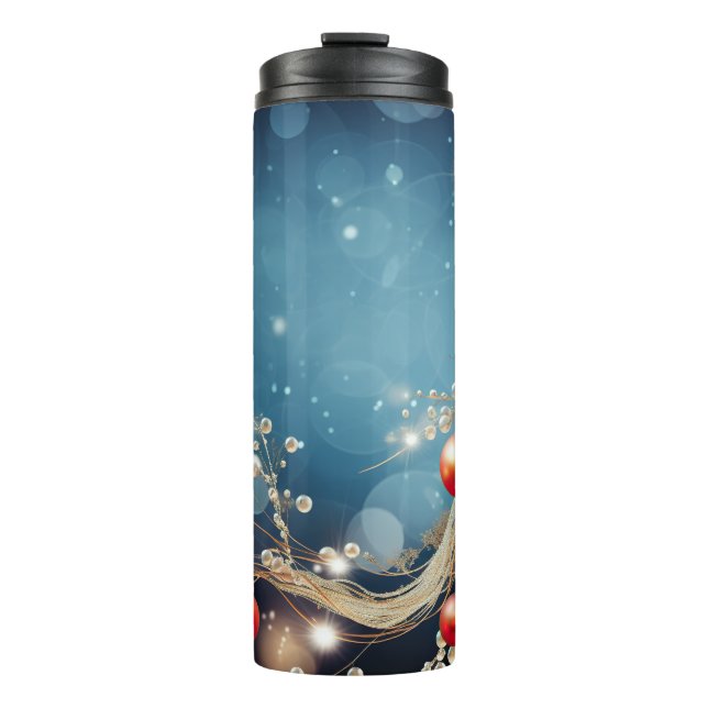 Garrafa Térmica Caneca de viagem de Natal Elegante - Taça Térmica  (Frente)