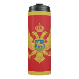 Garrafa Térmica Caneca de viagem do Montenegro, Patriótica Bandeir
