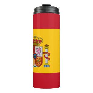 Garrafa Térmica Caneca de viagem espanha, Bandeira espanhola patri