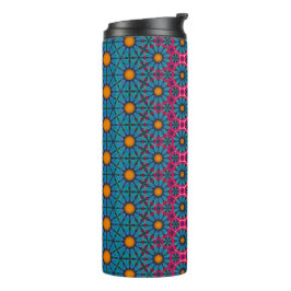 Garrafa Térmica Caneca de viagem Floral Colorida