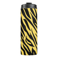 Caneca de viagem Padrão de Stripe do Tigre Negrito