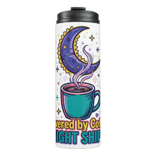 Garrafa Térmica Caneca de Viagem para o Turno da Noite Energizado