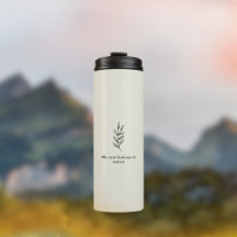 Caneca de viagem personalizada do estilo de fazend