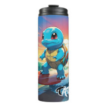 Caneca de viagem Pintada de Pokémon Squirtle